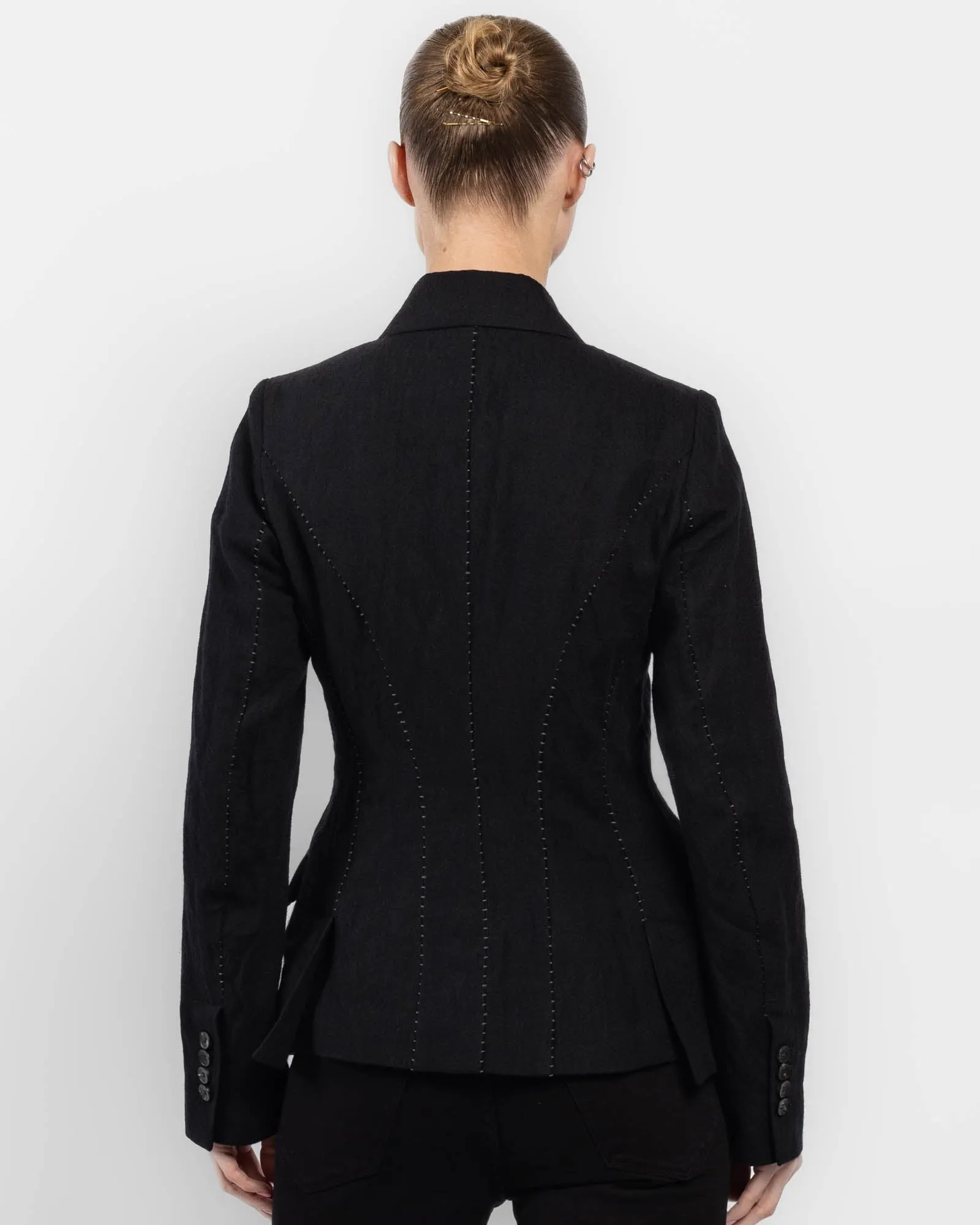 Crumpled Double-Breasted Jacket sold by TNT Fashion product image thumbnail 3