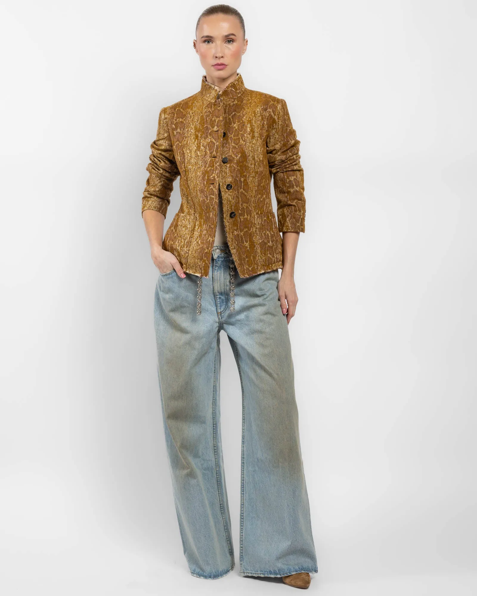 Jacquard Slim Jacket sold by TNT Fashion product image thumbnail 2