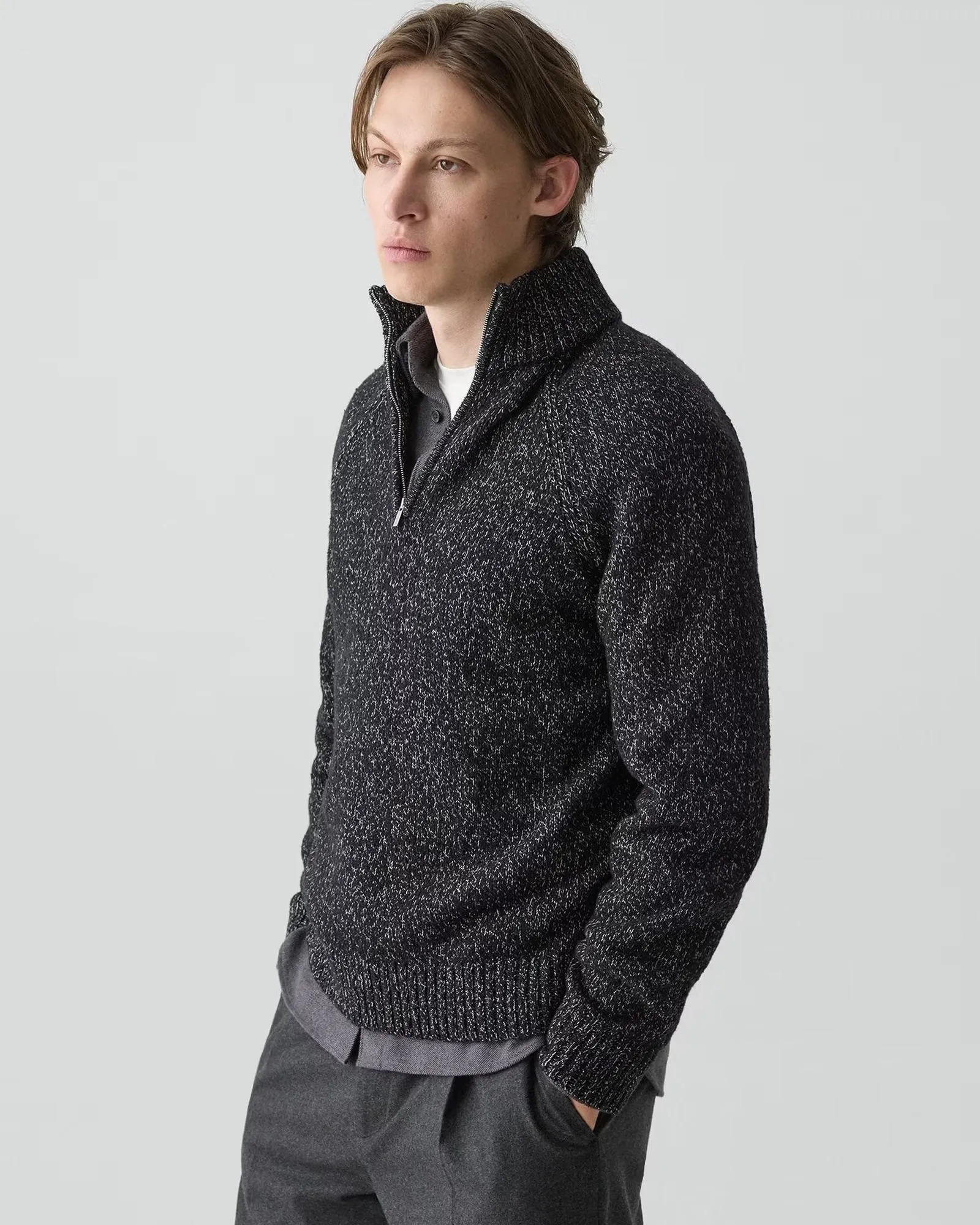 Long Sleeve Zipper Sweater sold by TNT Fashion product image thumbnail 4