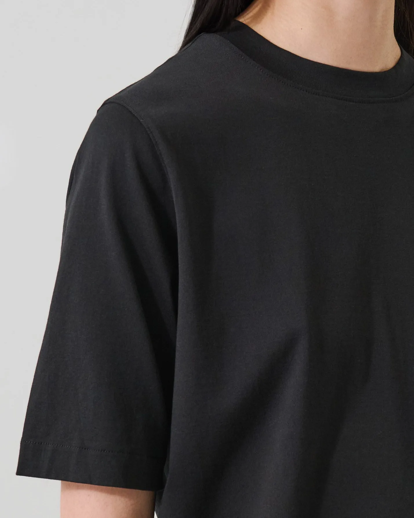 Short Sleeve Mercerized Relaxed Tee sold by TNT Fashion product image thumbnail 5