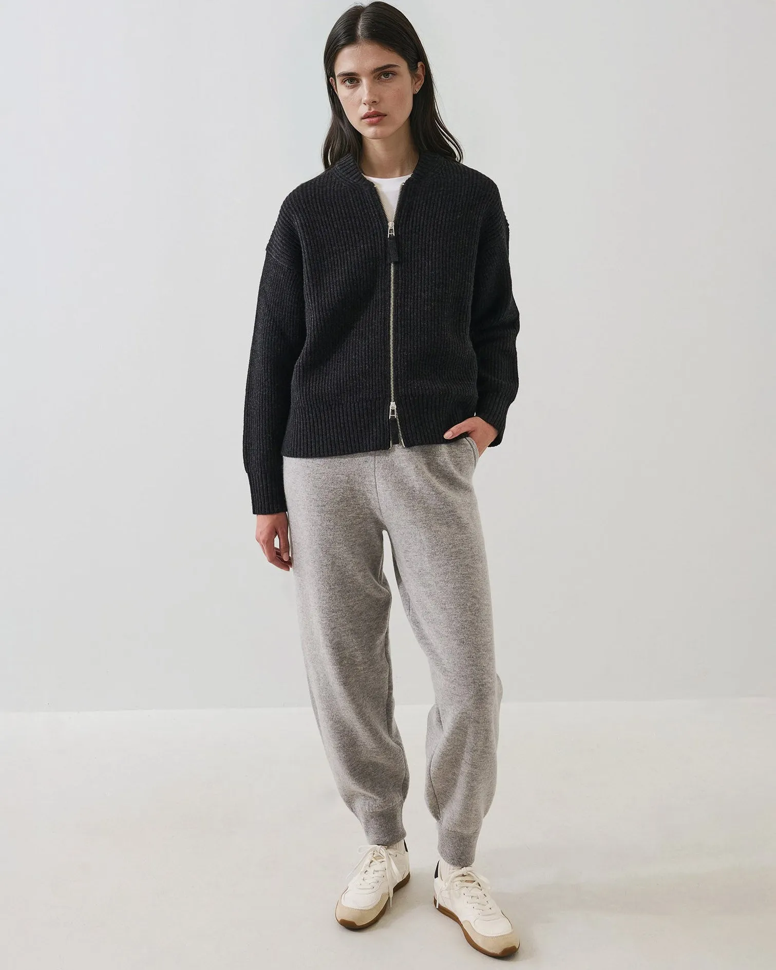 Merino Zip Bomber sold by TNT Fashion product image thumbnail 2