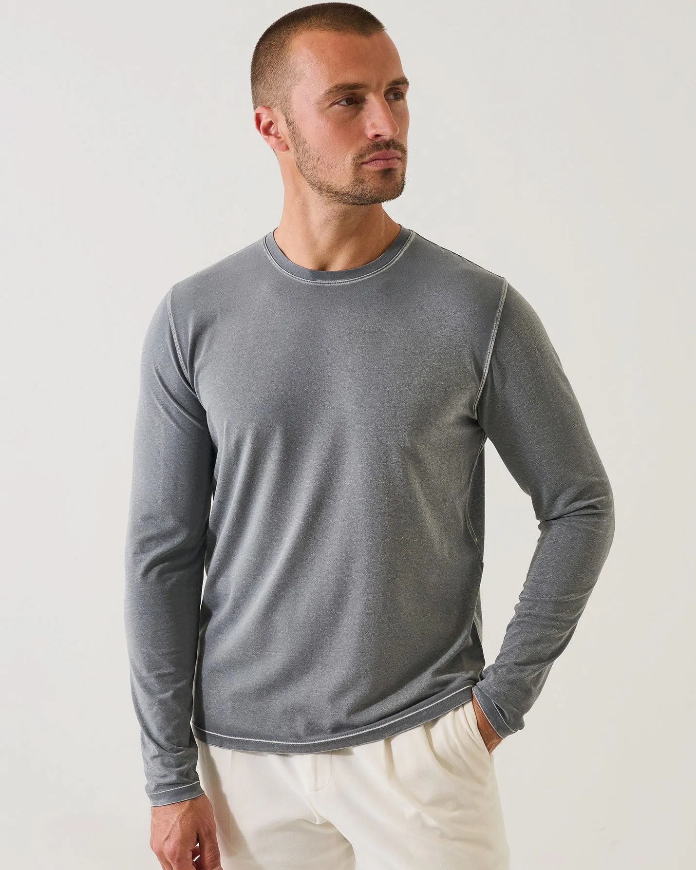 Long Vintage Crew Sweater sold by TNT Fashion product image thumbnail 2