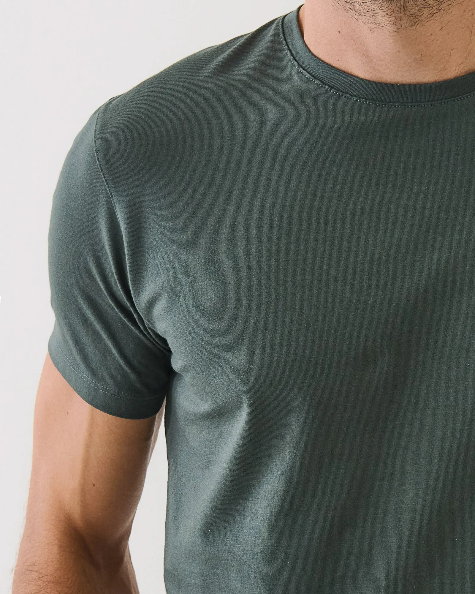 Short Sleeve Stretch Crew T-Shirt sold by TNT Fashion product image thumbnail 4