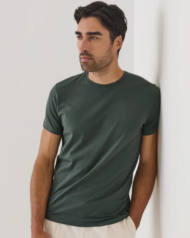 Short Sleeve Stretch Crew T-Shirt sold by TNT Fashion