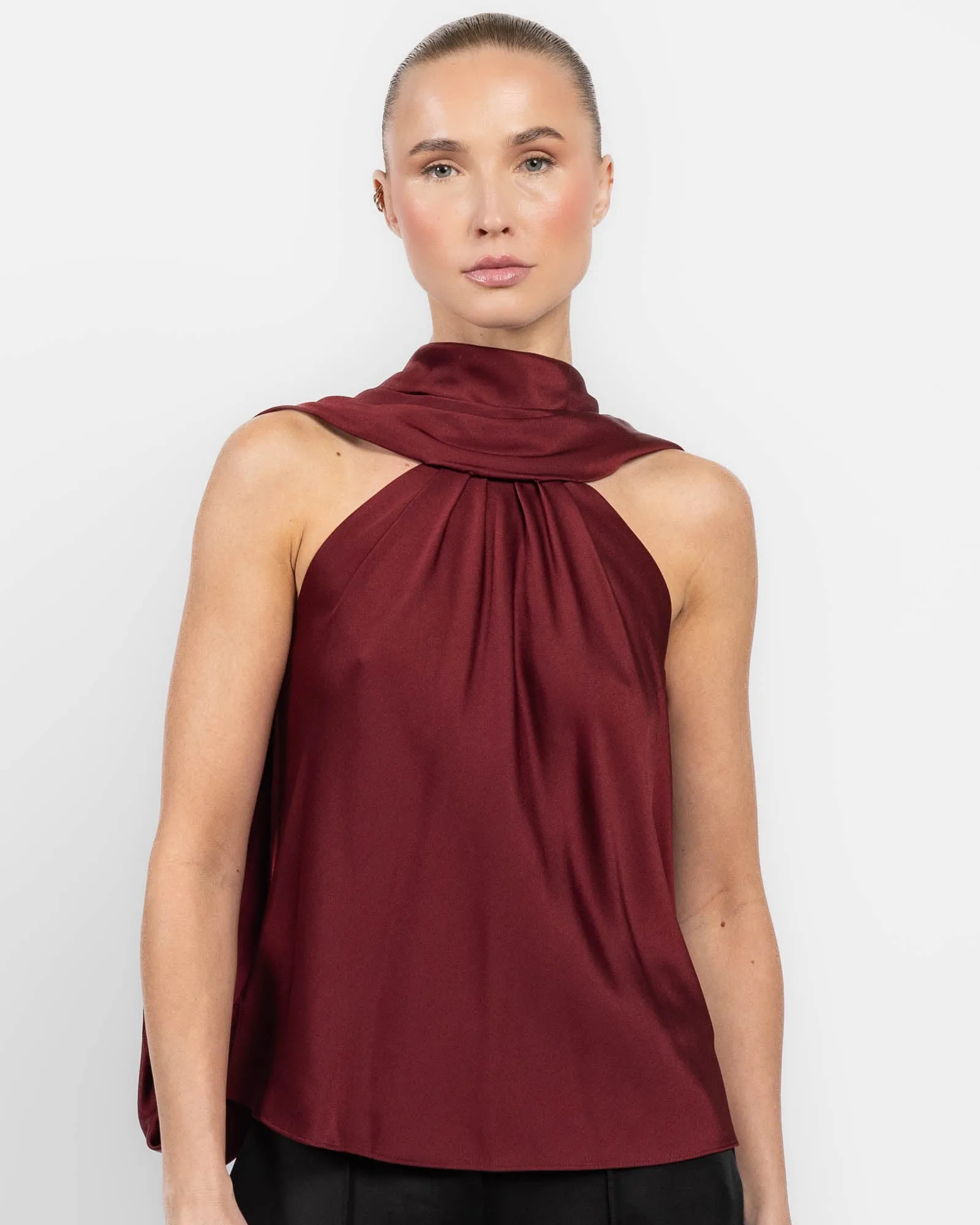 Scarlett Cape Blouse sold by TNT Fashion