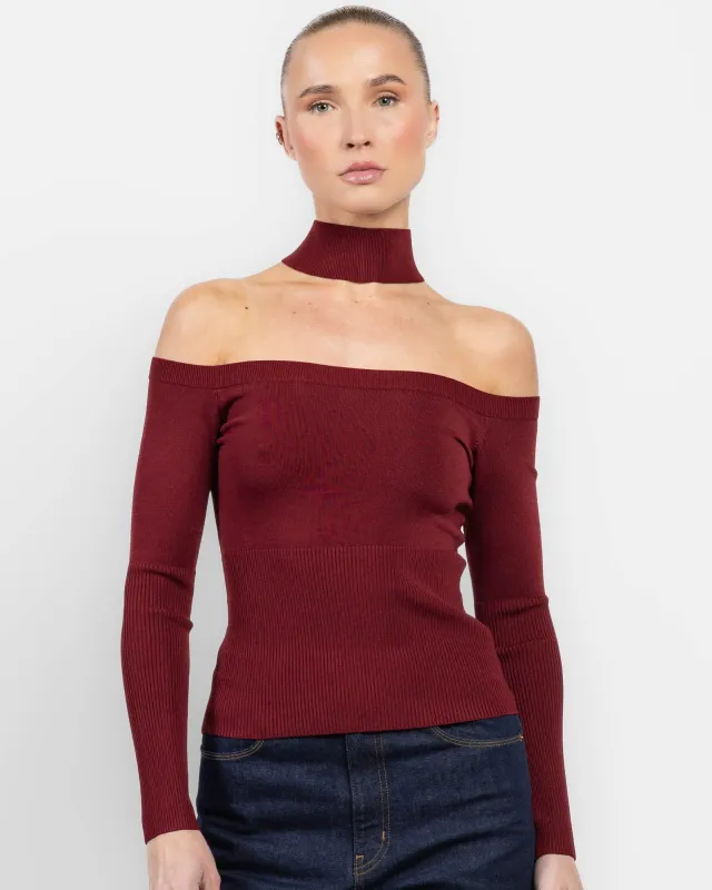 Lila Cold Shoulder Top sold by TNT Fashion