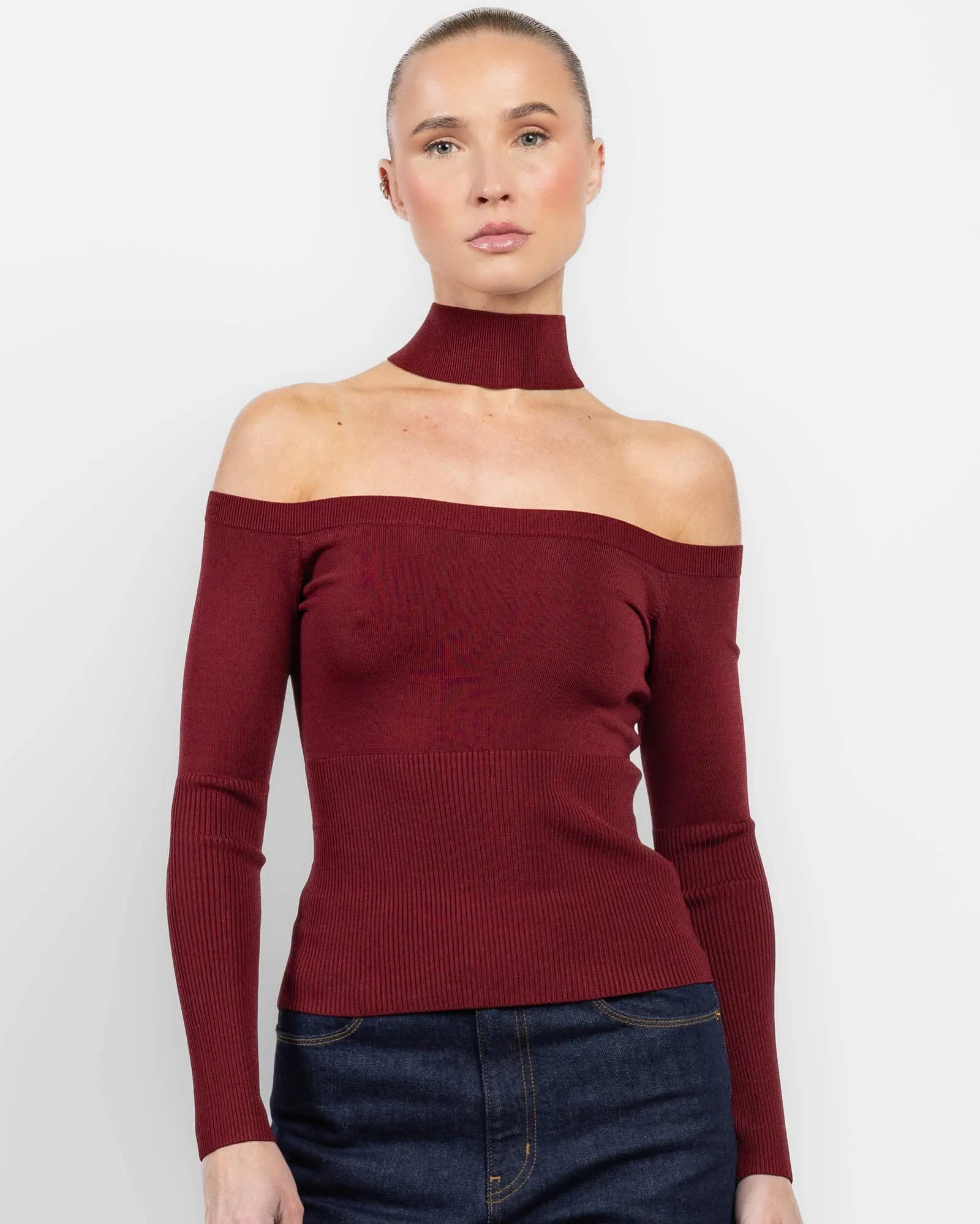 Lila Cold Shoulder Top sold by TNT Fashion