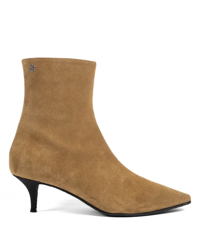 Heeled Velvet Ankle Boots sold by TNT Fashion