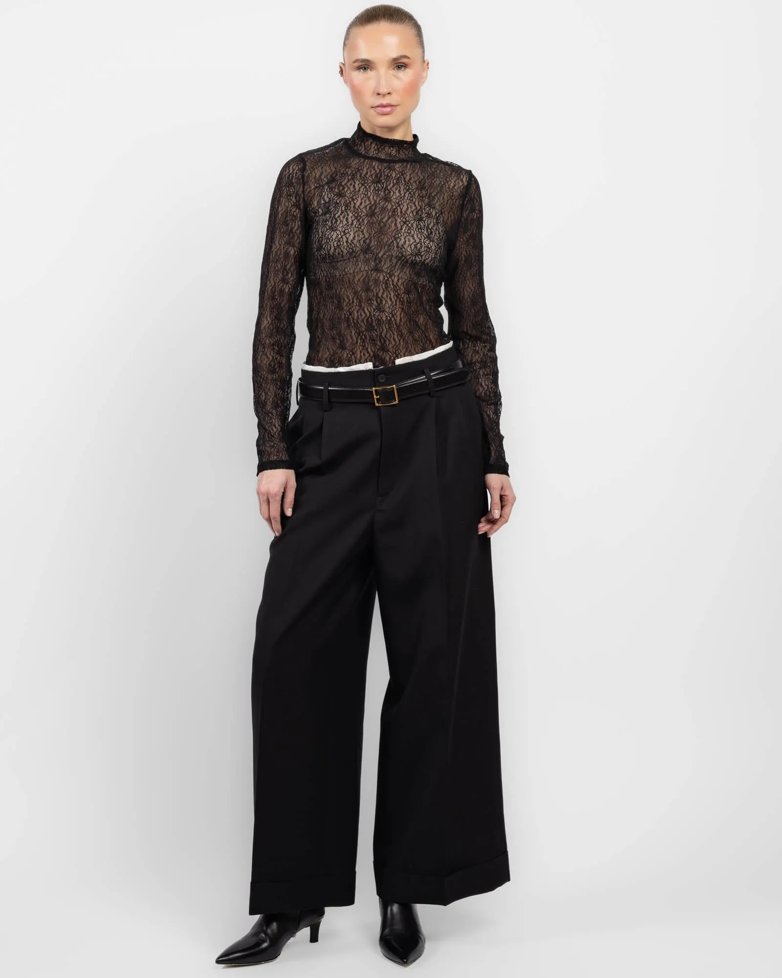 Wide Leg Wool Trousers sold by TNT Fashion product image thumbnail 2