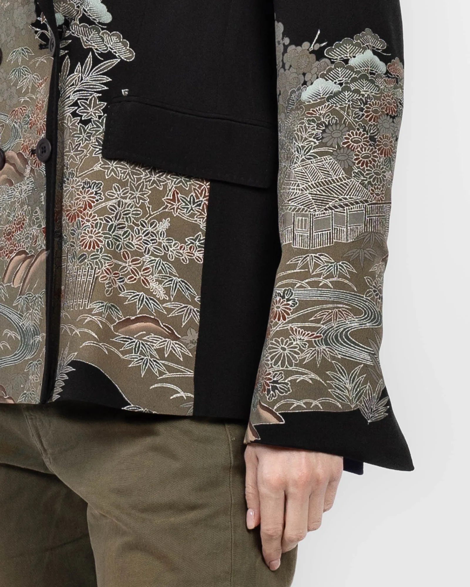 Double-Breasted Overdyed Kimono Jacket sold by TNT Fashion product image thumbnail 5