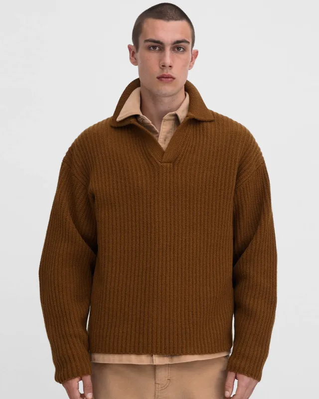 Chunky Rib Polo sold by TNT Fashion