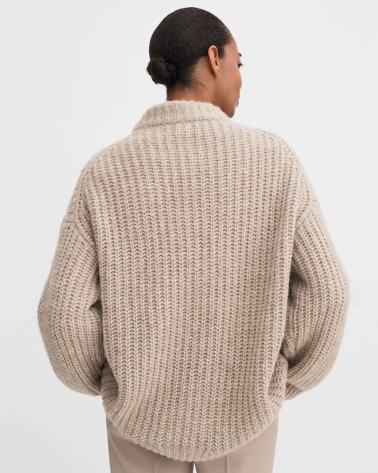 Alpaca V-Neck Sweater sold by TNT Fashion product image thumbnail 3