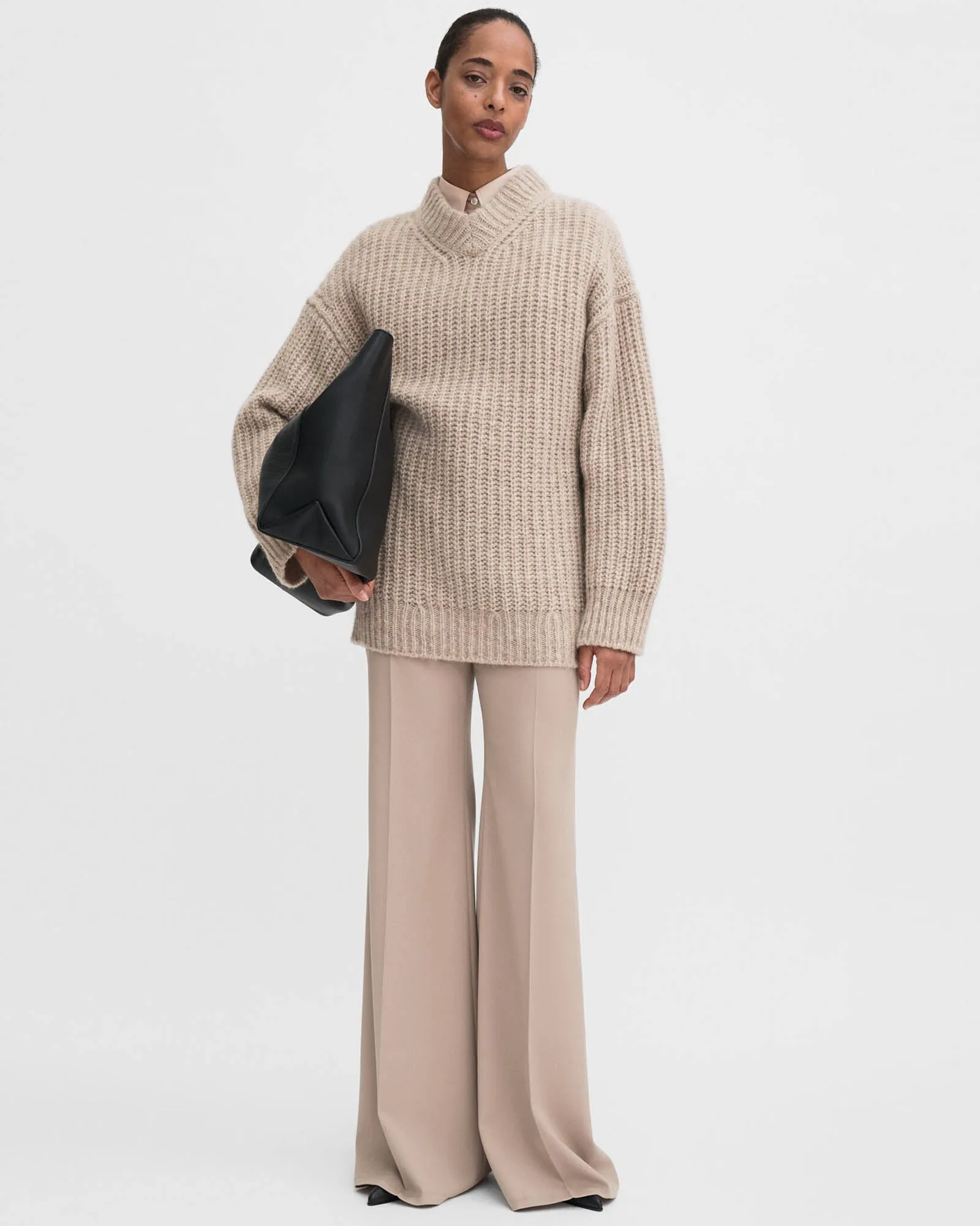 Alpaca V-Neck Sweater sold by TNT Fashion product image thumbnail 2