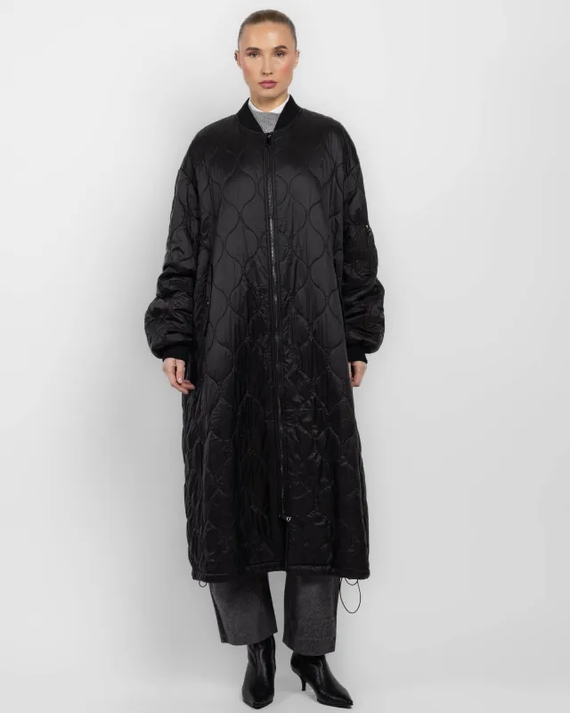 Giorgio Brato X Jade Long Bomber Jacket sold by TNT Fashion