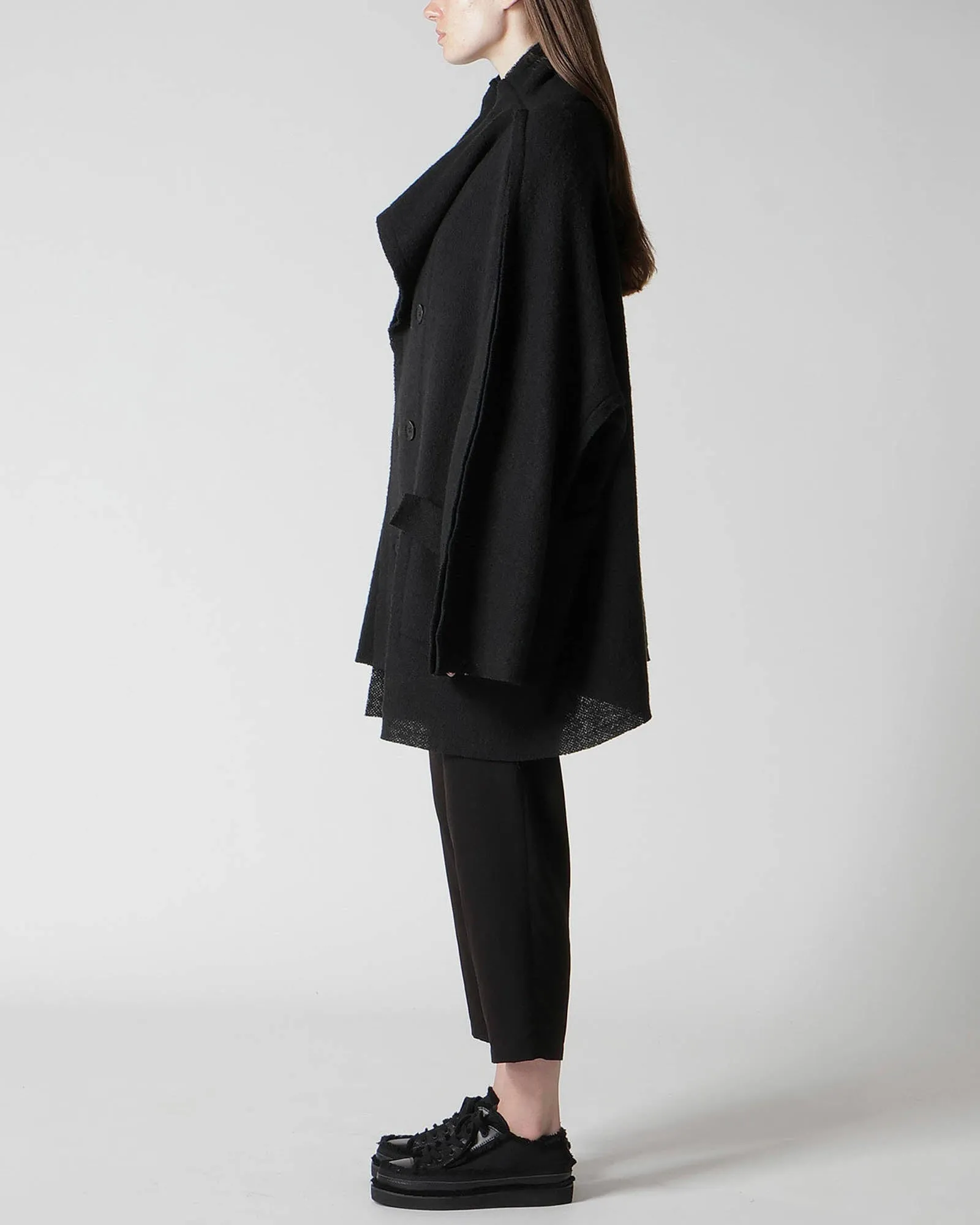 Seam Detail Peacoat sold by TNT Fashion product image thumbnail 4