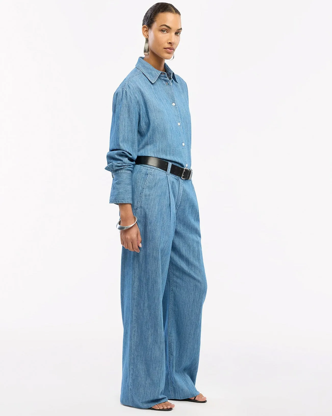 Chambray Shirt sold by TNT Fashion product image thumbnail 3