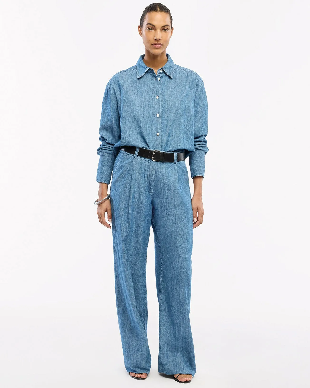 Chambray Shirt sold by TNT Fashion product image thumbnail 2