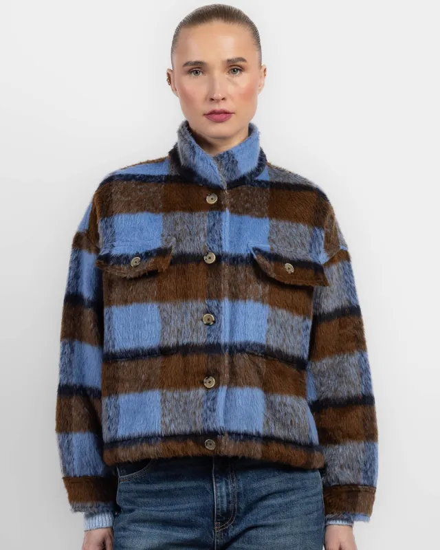 Brush Plaid Jacket sold by TNT Fashion