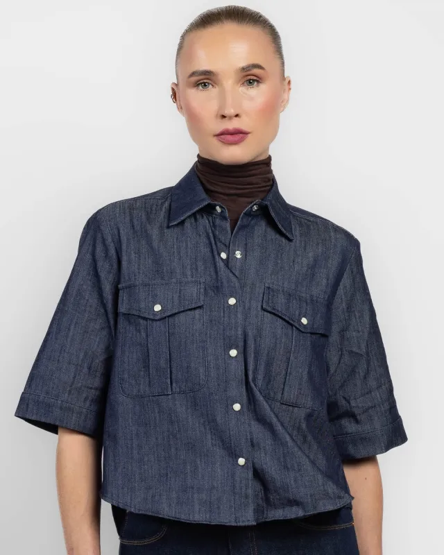 Safari Denim Shirt sold by TNT Fashion