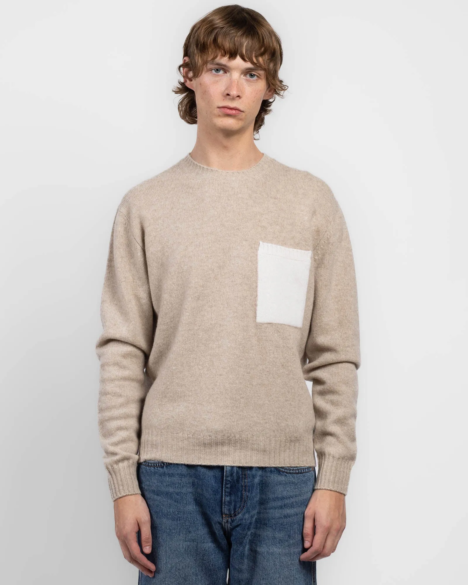 Pocket Crewneck Sweater sold by TNT Fashion