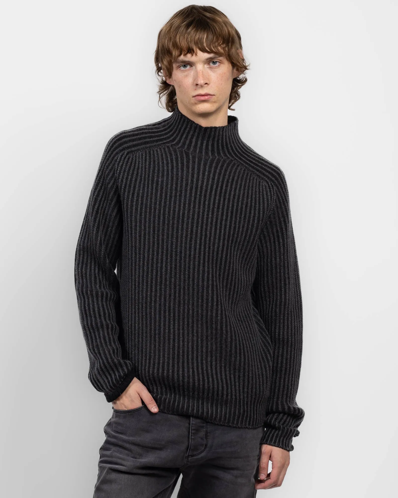Foggy Mock Neck Sweater sold by TNT Fashion