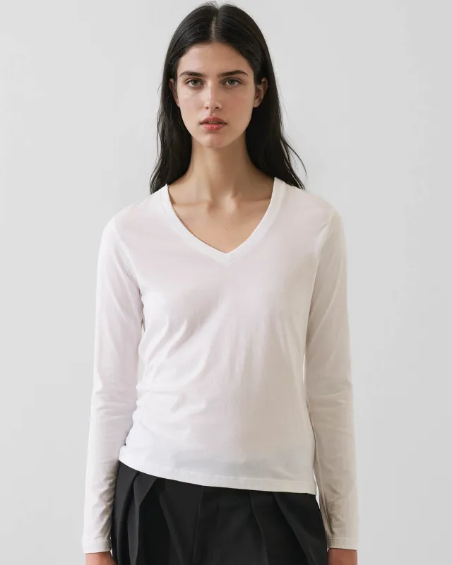 Long Sleeve Pima Classic V-Neck sold by TNT Fashion