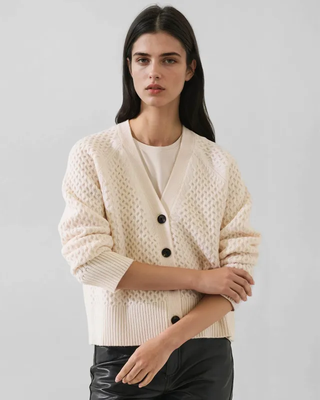 Waffle Stitch Raglan Cardigan sold by TNT Fashion
