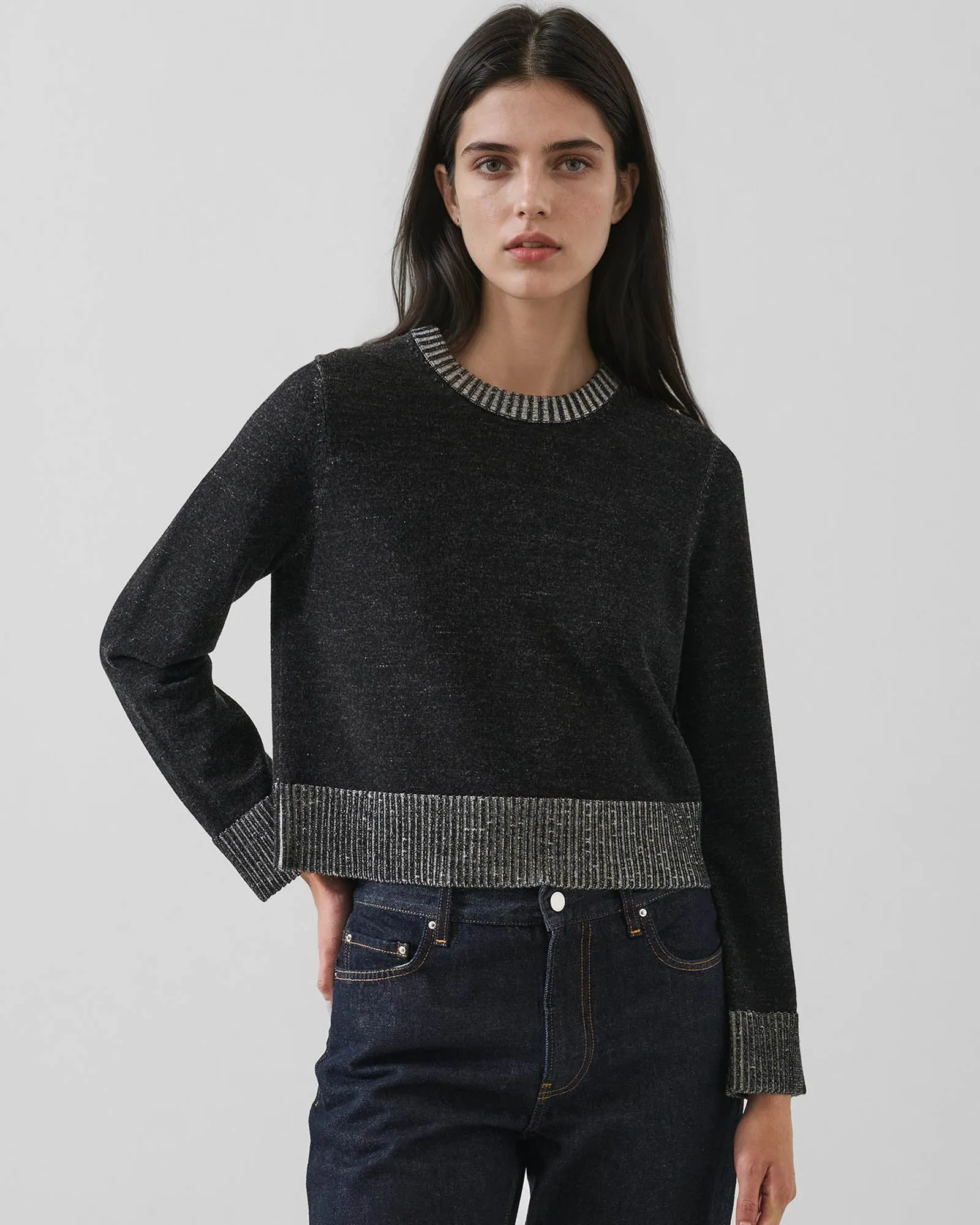 Plaited Crop Sweater sold by TNT Fashion product image thumbnail 3