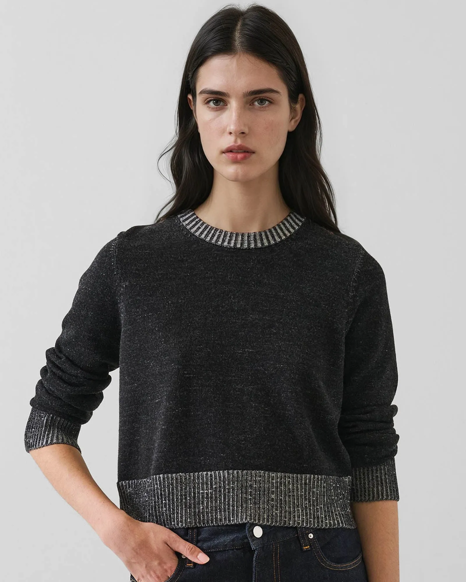 Plaited Crop Sweater sold by TNT Fashion