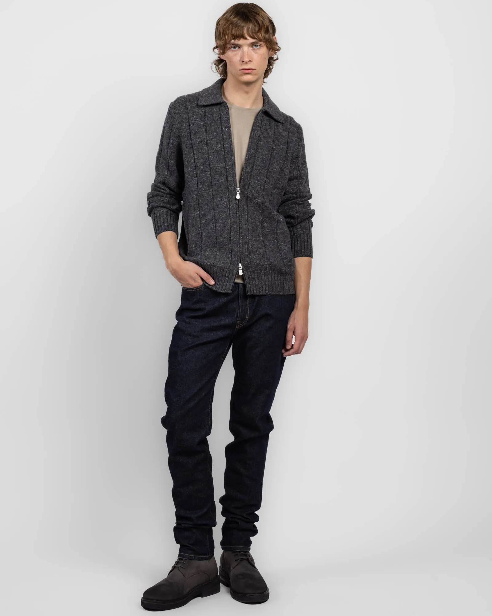 Dropstitch Zip Sweater sold by TNT Fashion product image thumbnail 2