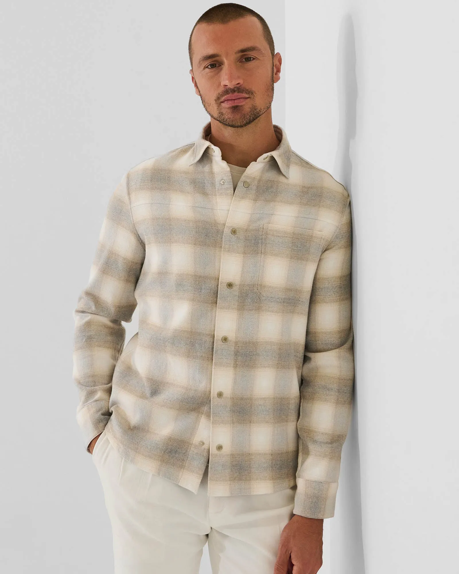 Flannel Plaid Overshirt sold by TNT Fashion