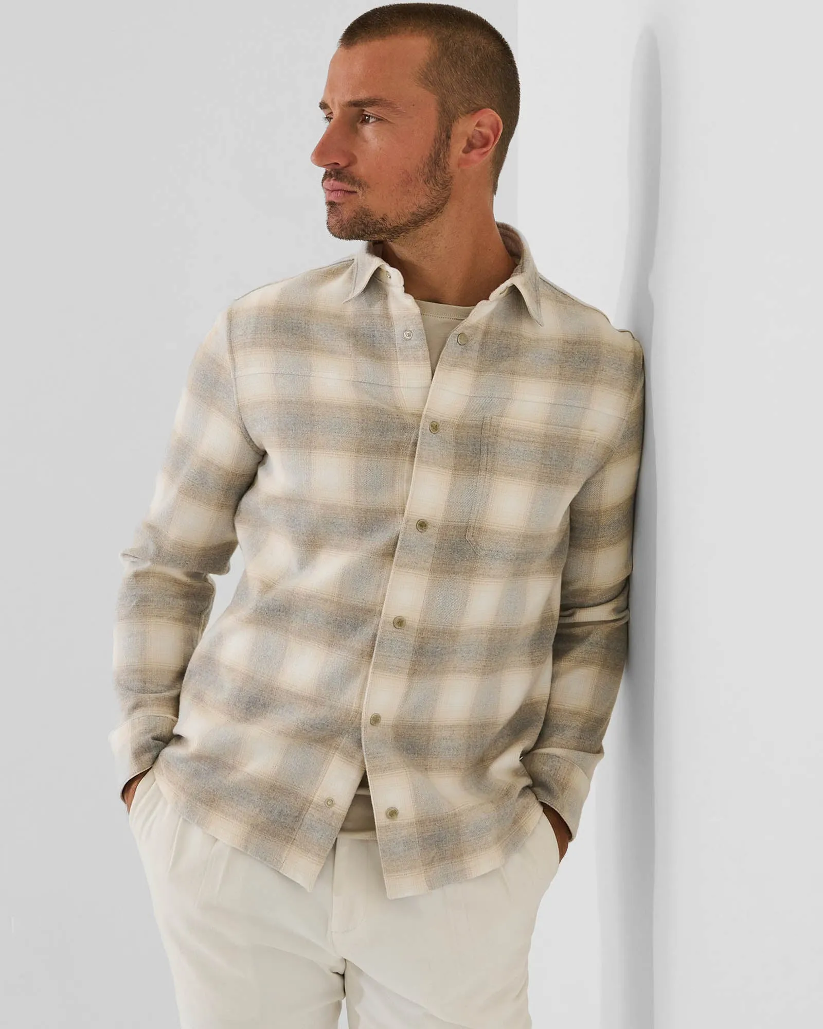 Flannel Plaid Overshirt sold by TNT Fashion product image thumbnail 2