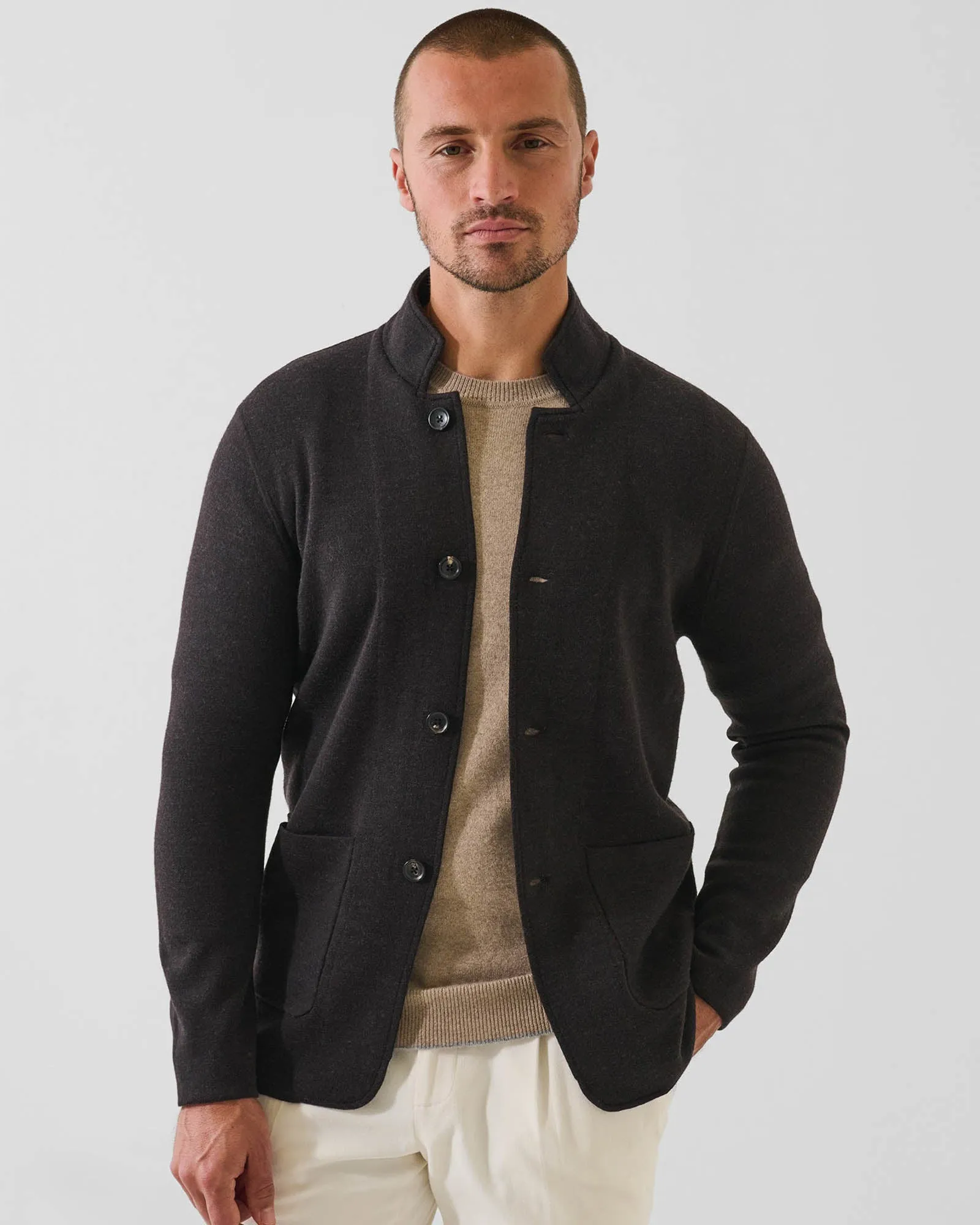 14 Double Face Button Front Jacket sold by TNT Fashion