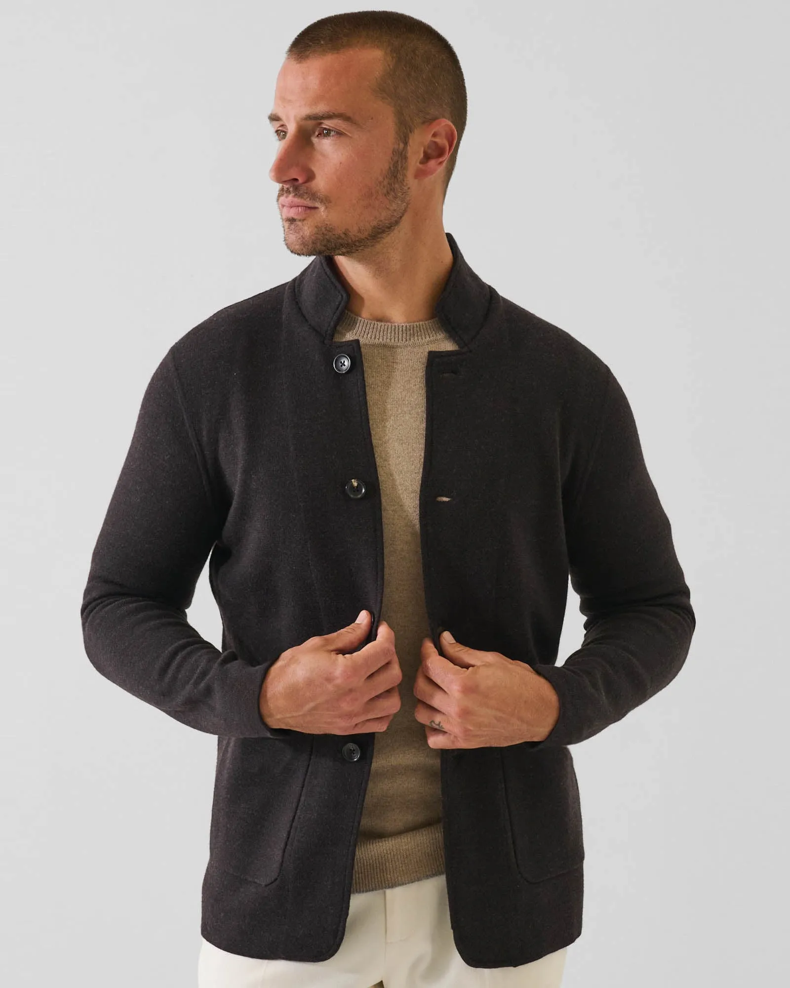 14 Double Face Button Front Jacket sold by TNT Fashion product image thumbnail 2