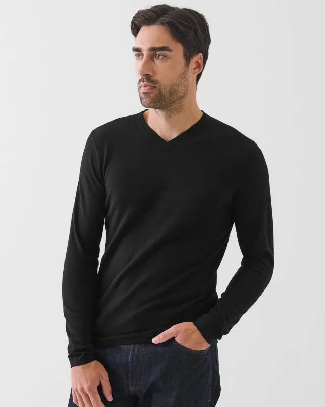 14 Gauge Merino V-Neck sold by TNT Fashion