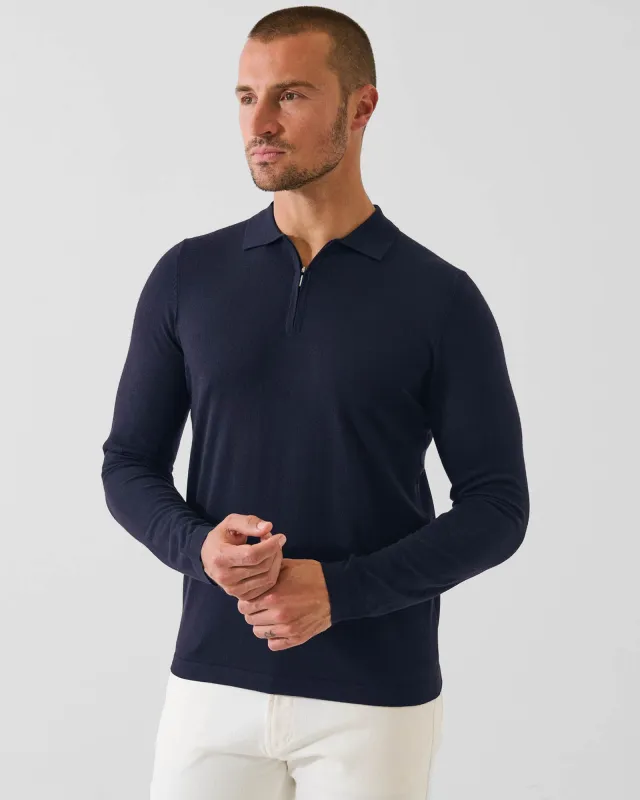 14 Gauge Quarter Zip Polo sold by TNT Fashion