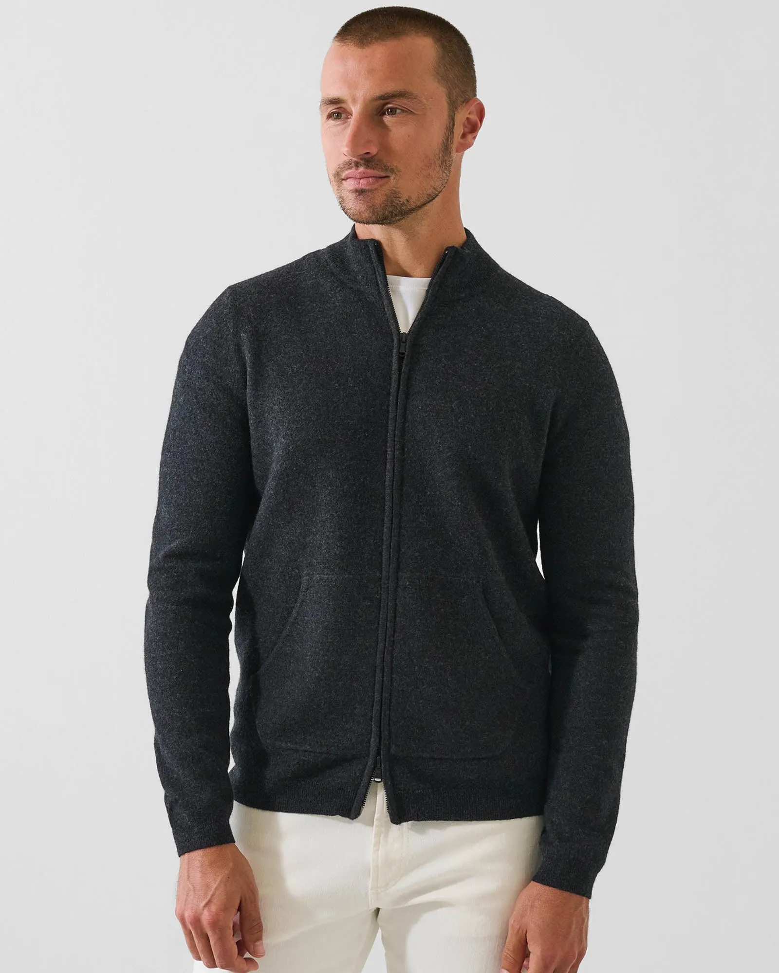 Boiled Wool Zip Jacket sold by TNT Fashion product image thumbnail 2