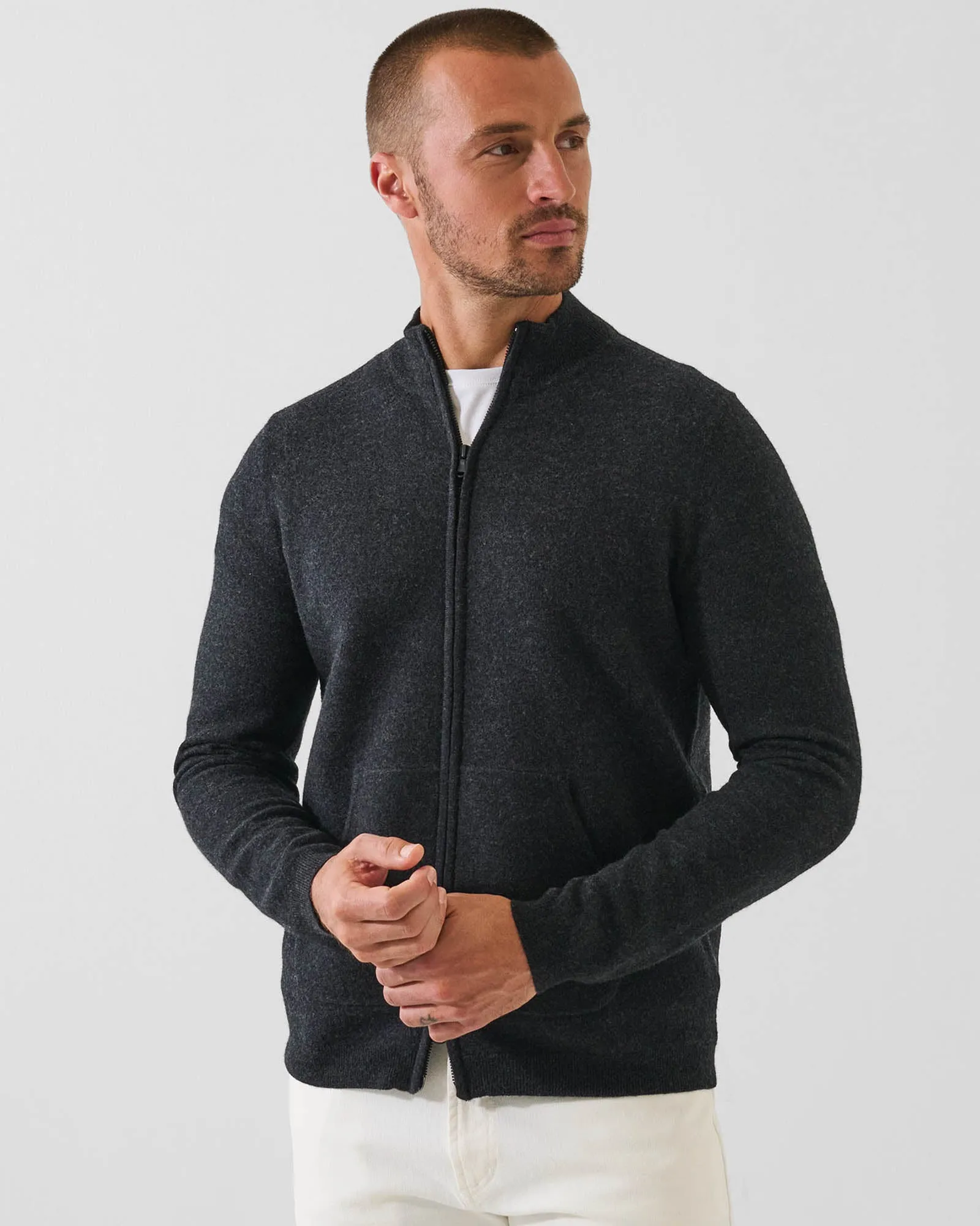 Boiled Wool Zip Jacket sold by TNT Fashion