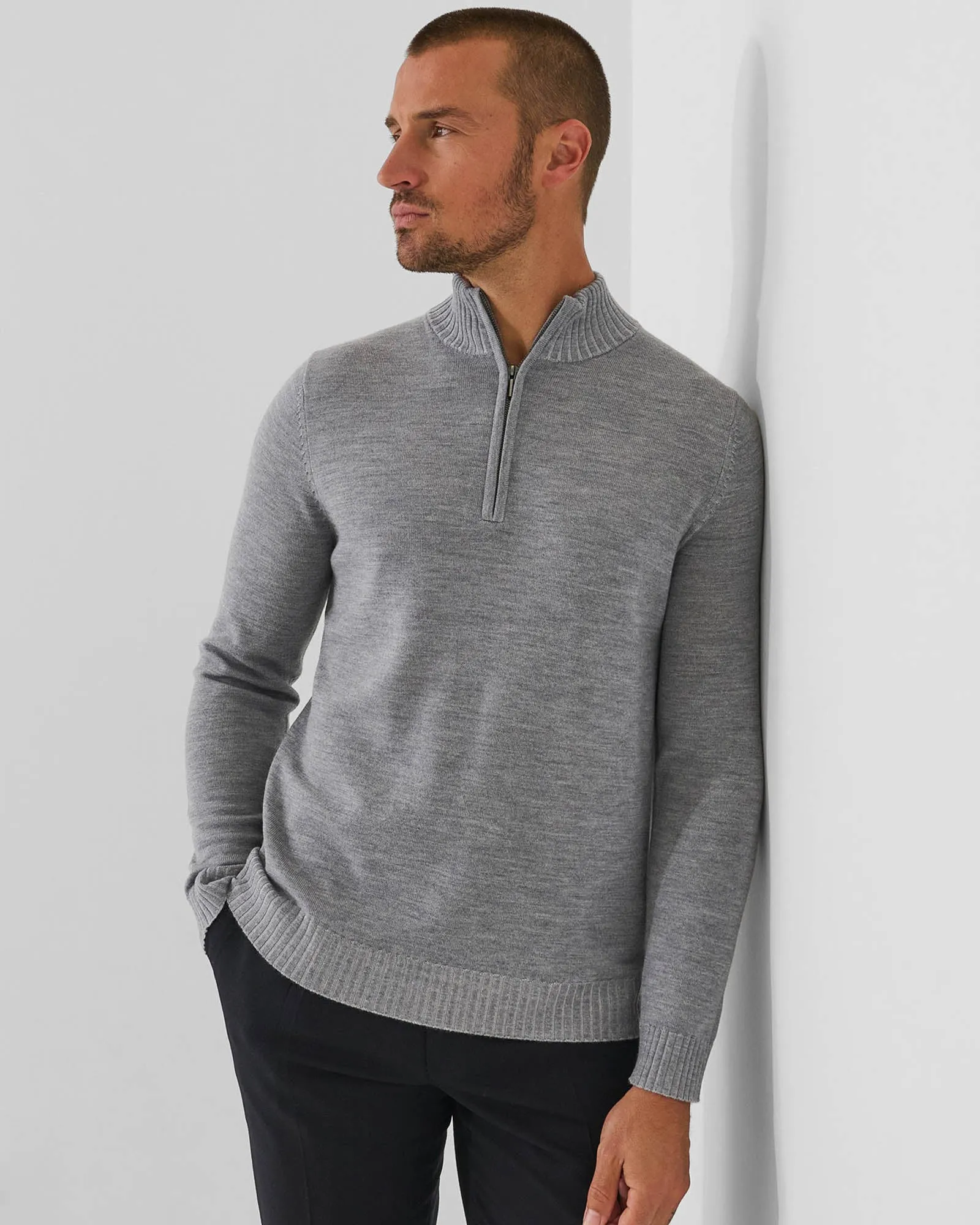 Plait Quarter Zip Mock sold by TNT Fashion product image thumbnail 2