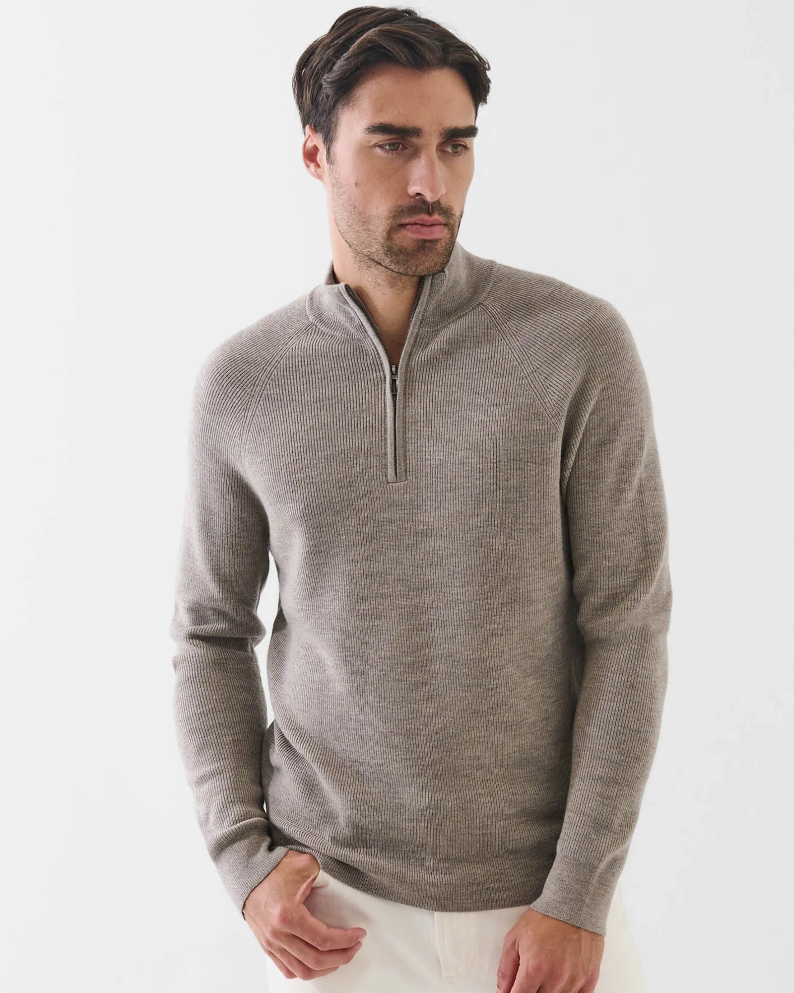 Quarter Zip Rib Mock Sweater sold by TNT Fashion product image thumbnail 2