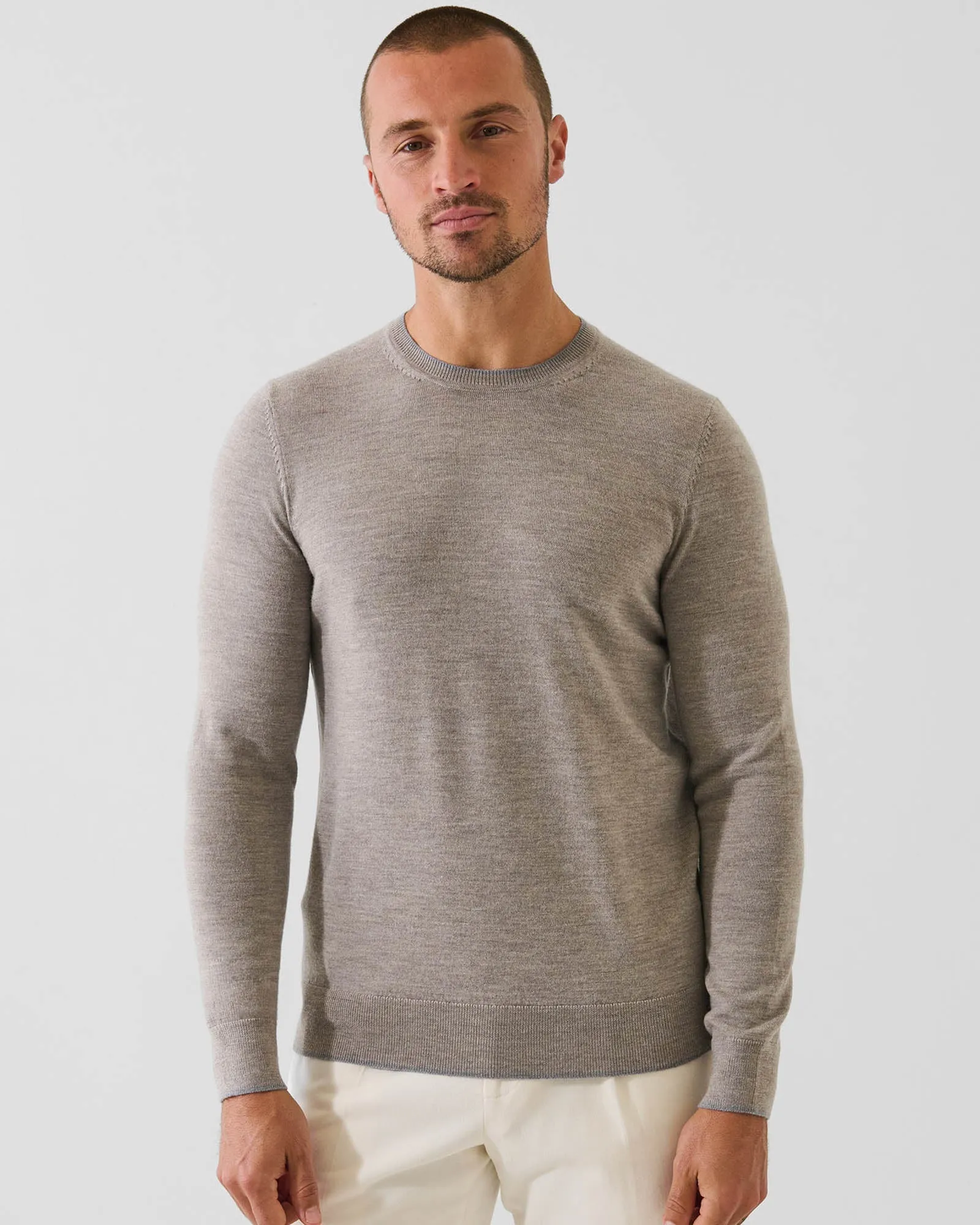 12 Gauge Extra Fine Wool Crewneck sold by TNT Fashion
