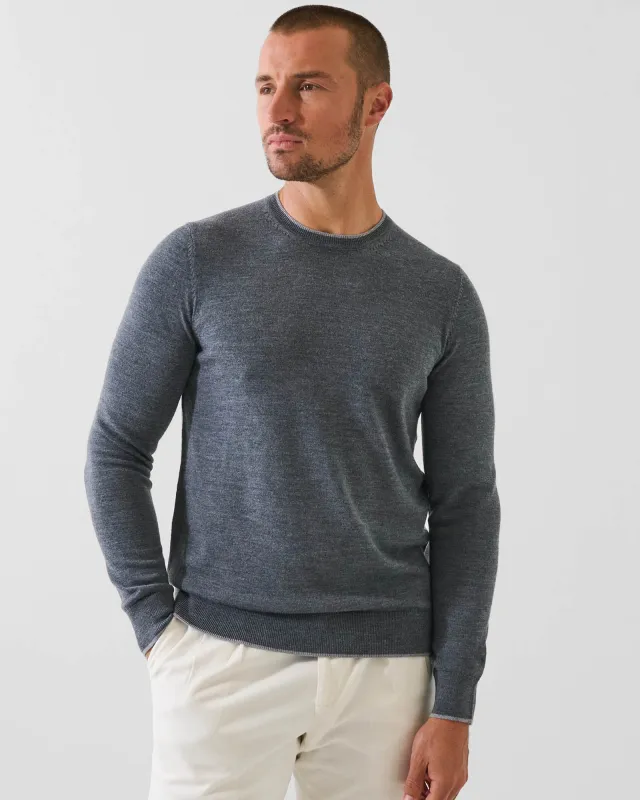12 Gauge Extra Fine Wool Crewneck sold by TNT Fashion