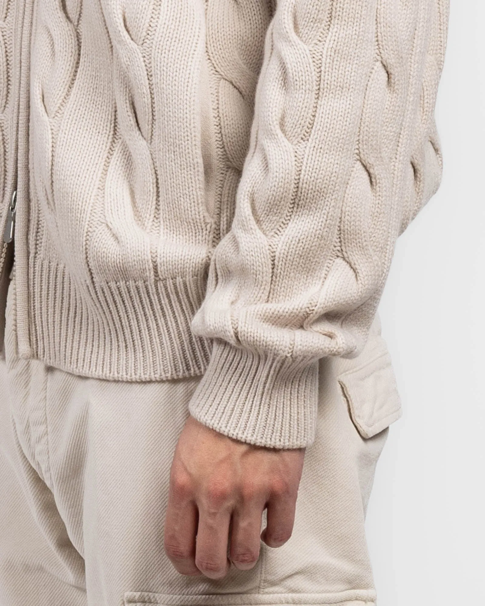 Cable Zip Sweater sold by TNT Fashion product image thumbnail 5
