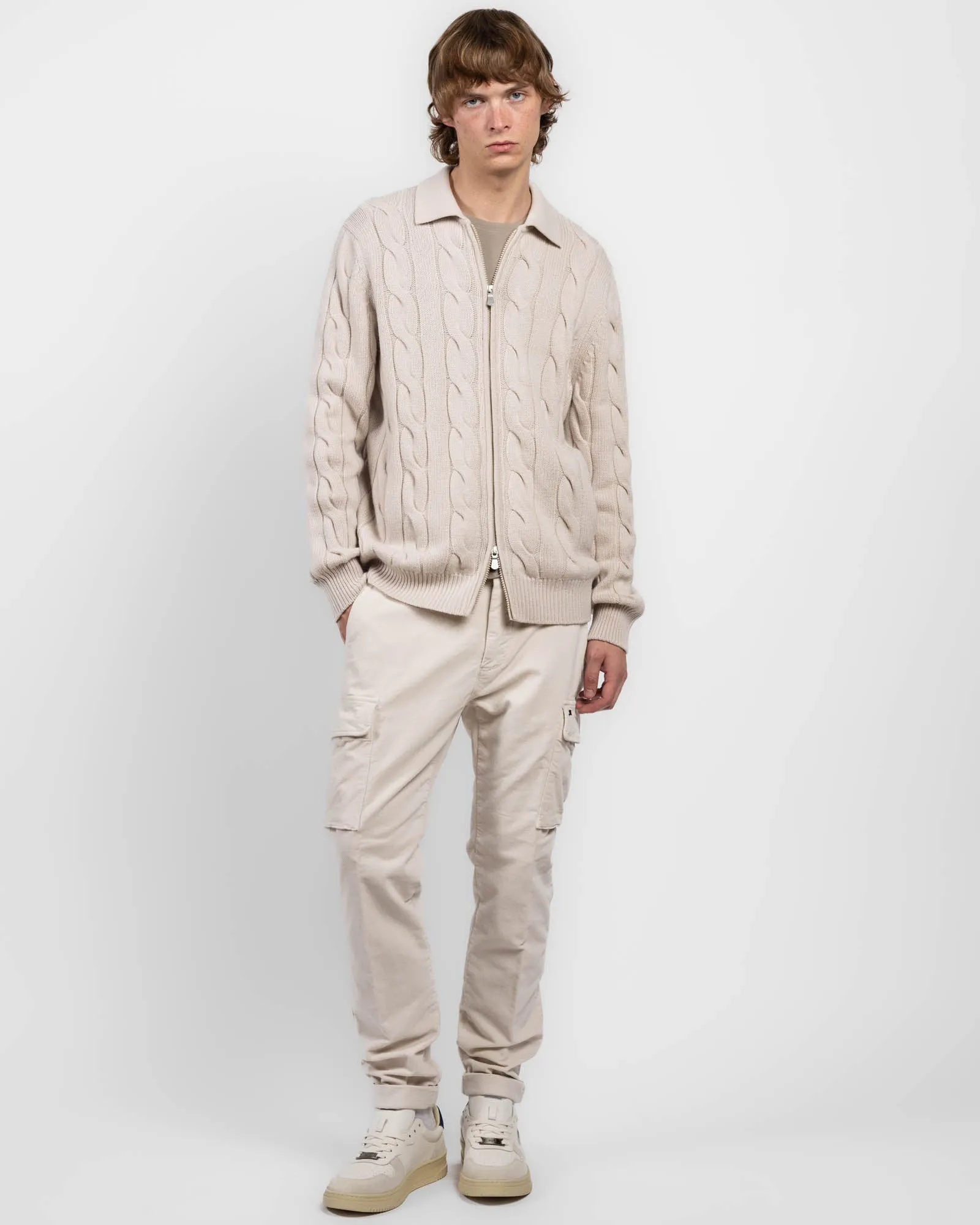 Cable Zip Sweater sold by TNT Fashion product image thumbnail 2