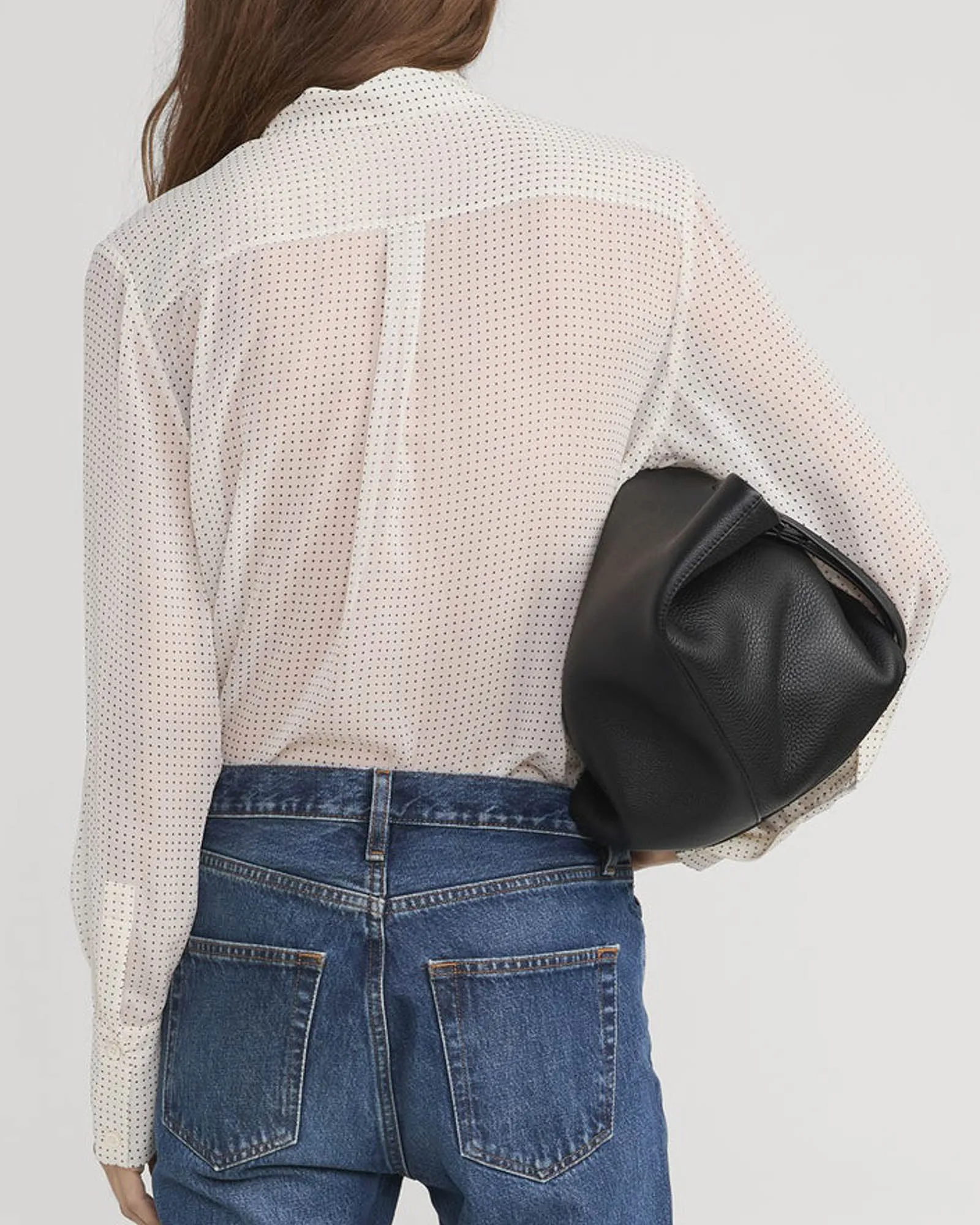 Polka Dot Modern Tie Blouse sold by TNT Fashion product image thumbnail 3