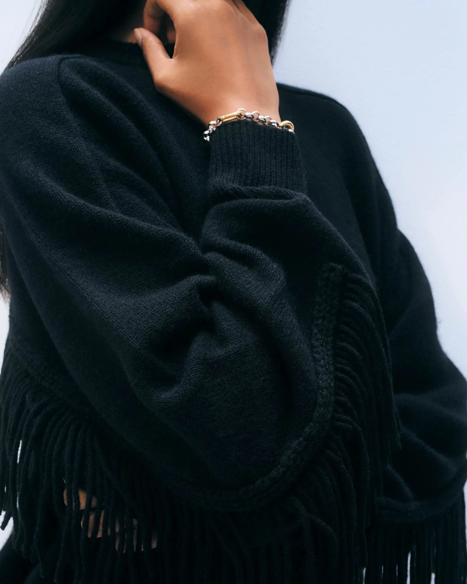 Fringe Crew Neck Sweater sold by TNT Fashion product image thumbnail 4