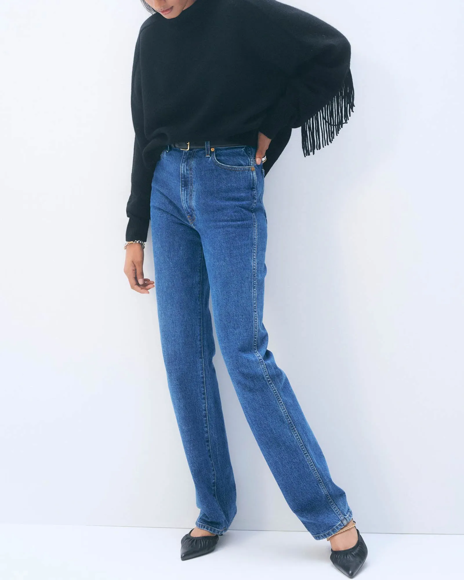Fringe Crew Neck Sweater sold by TNT Fashion product image thumbnail 2