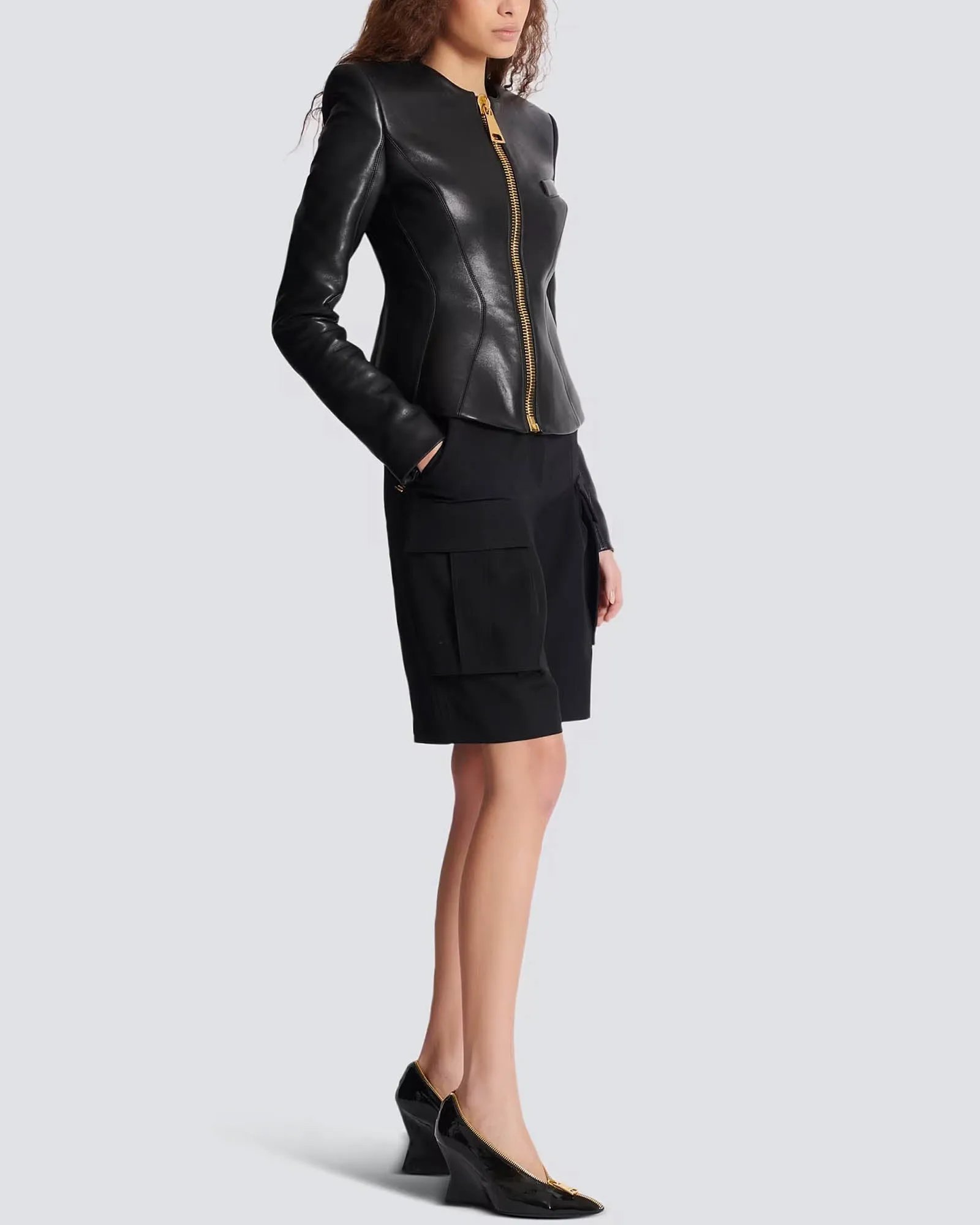 Zipped Basque Jacket sold by TNT Fashion product image thumbnail 4