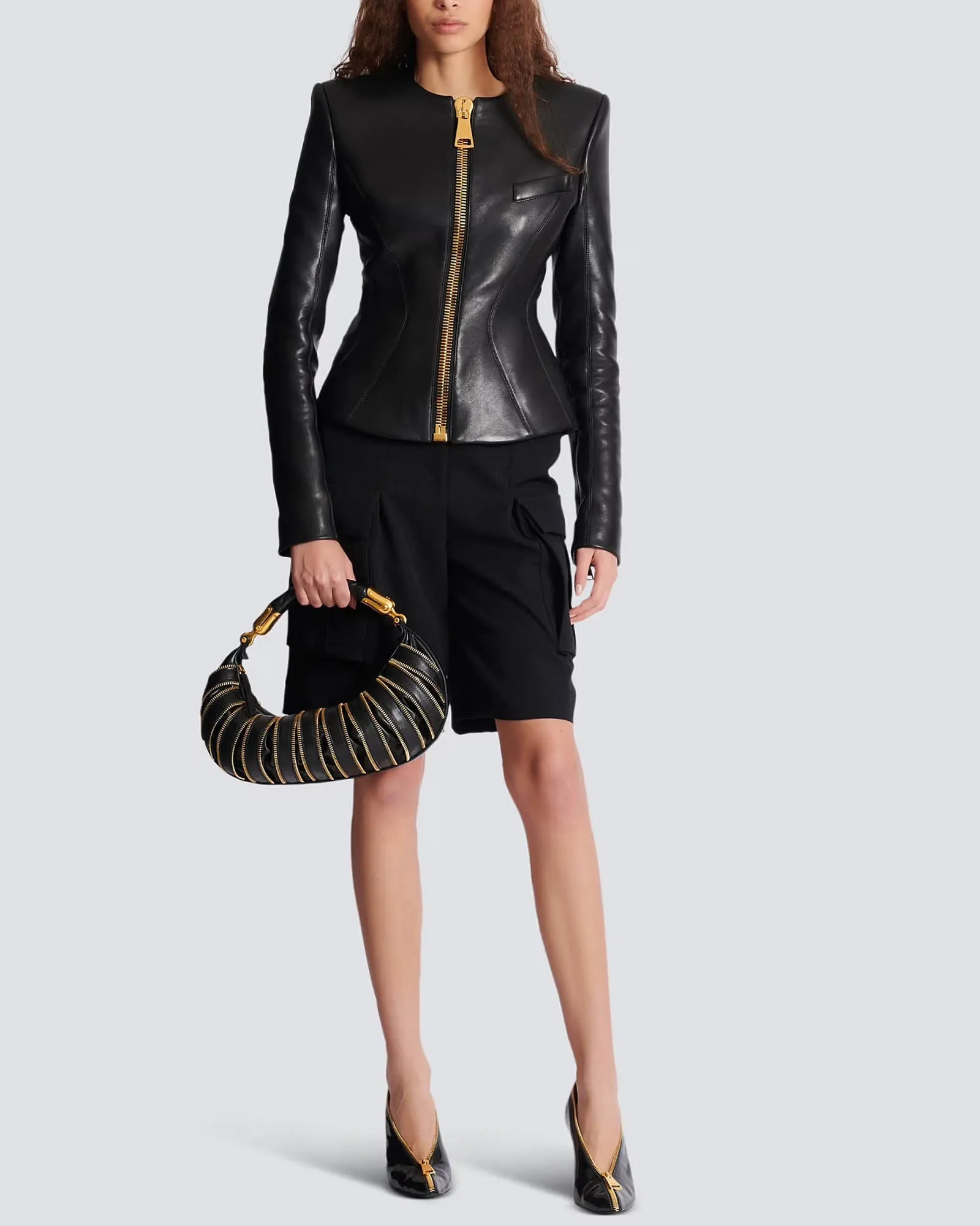 Zipped Basque Jacket sold by TNT Fashion product image thumbnail 2