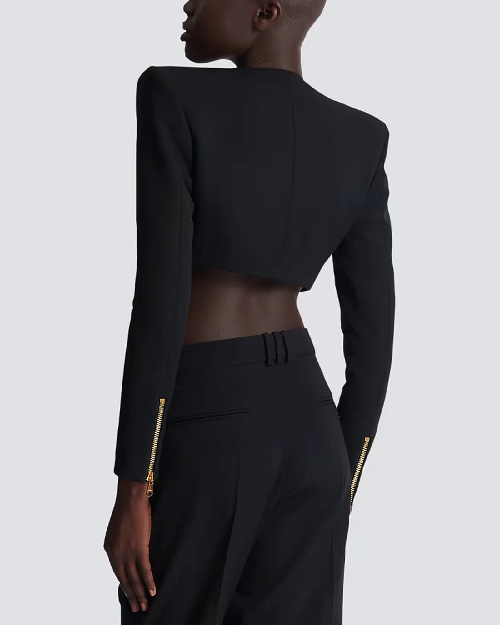 Zipped Poudre Jacket sold by TNT Fashion product image thumbnail 3